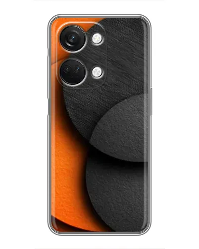 Чехол для OnePlus Nord 3 5G с картинкой «Геометрия оранжевых кругов»