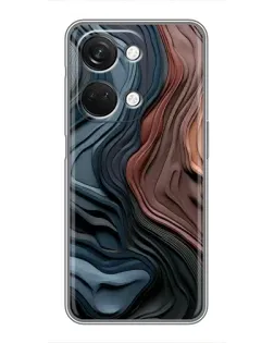 Чехол для OnePlus Nord 3 5G с картинкой «Цветные волны каньона»