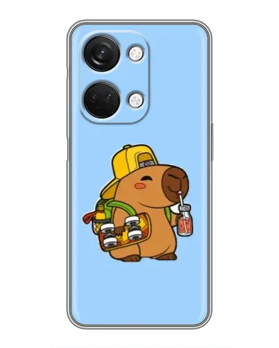 Чехол для OnePlus Nord 3 5G с картинкой «Капибара на скейте»