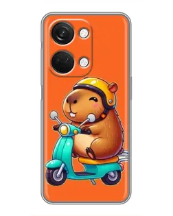 Чехол для OnePlus Nord 3 5G с картинкой «Капибара на скутере» Чехол для OnePlus Nord 3 5G с картинкой «Капибара на скутере»
