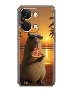 Чехол для OnePlus Nord 3 5G с картинкой «Капибара с пиццей» Чехол для OnePlus Nord 3 5G с картинкой «Капибара с пиццей»