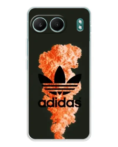 Чехол для OnePlus Nord 4 с картинкой «Оранжевый дым Adidas»