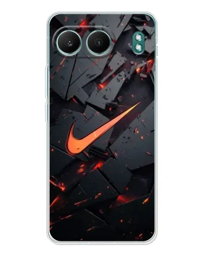 Чехол для OnePlus Nord 4 с картинкой «Nike — эффект разломов» Чехол для OnePlus Nord 4 с картинкой «Nike — эффект разломов»