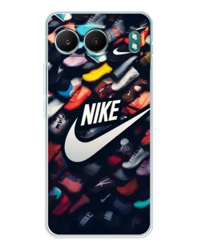 Чехол для OnePlus Nord 4 с картинкой «Коллекция кроссовок Nike» Чехол для OnePlus Nord 4 с картинкой «Коллекция кроссовок Nike»