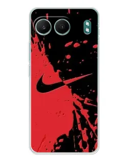 Чехол для OnePlus Nord 4 с картинкой «Красные брызги Nike» Чехол для OnePlus Nord 4 с картинкой «Красные брызги Nike»