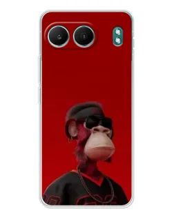Чохол для OnePlus Nord 4 з картинкою «Bored Ape в червоному» Чохол для OnePlus Nord 4 з картинкою «Bored Ape в червоному»