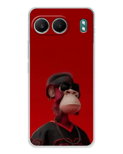 Чехол для OnePlus Nord 4 с картинкой «Bored Ape в красном»