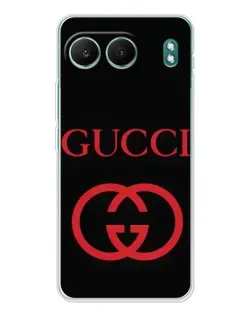 Чехол для OnePlus Nord 4 с картинкой «Gucci — красный логотип»