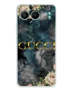 Чехол для OnePlus Nord 4 с картинкой «Абстрактные цветы Gucci»