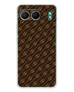 Чехол для OnePlus Nord 4 с картинкой «Gucci — золотые диагонали»