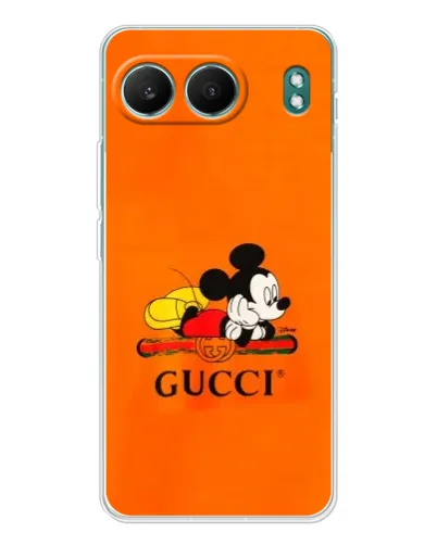 Чехол для OnePlus Nord 4 с картинкой «Микки Маус Gucci — оранж» Чехол для OnePlus Nord 4 с картинкой «Микки Маус Gucci — оранж»