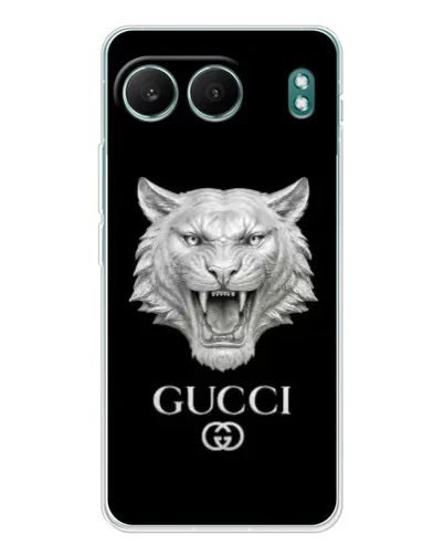 Чехол для OnePlus Nord 4 с картинкой «Gucci — серебряный лев» Чехол для OnePlus Nord 4 с картинкой «Gucci — серебряный лев»
