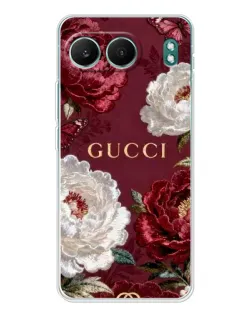 Чехол для OnePlus Nord 4 с картинкой «Gucci — бордовые розы»
