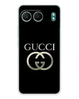 Чехол для OnePlus Nord 4 с картинкой «Gucci — золото на черном»