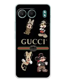 Чехол для OnePlus Nord 4 с картинкой «Gucci — герои Disney и монограмма»