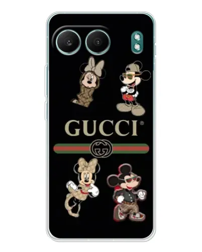 Чехол для OnePlus Nord 4 с картинкой «Gucci — герои Disney и монограмма» Чехол для OnePlus Nord 4 с картинкой «Gucci — герои Disney и монограмма»