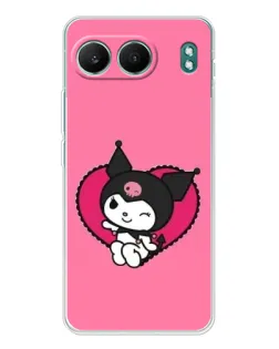 Чехол для OnePlus Nord 4 с картинкой «Kuromi — любовь в сердце»