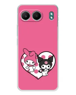 Чехол для OnePlus Nord 4 с картинкой «Kuromi и My Melody»