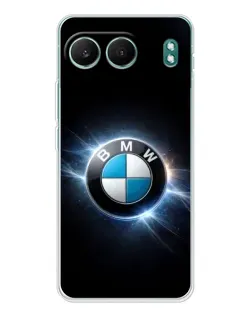 Чехол для OnePlus Nord 4 с картинкой «BMW — неоновое сияние»