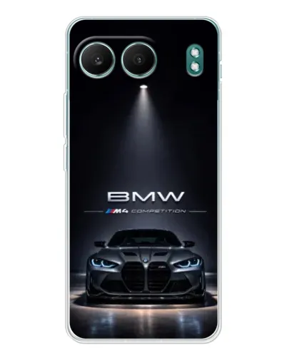 Чехол для OnePlus Nord 4 с картинкой «BMW сквозь ночной город» Чехол для OnePlus Nord 4 с картинкой «BMW сквозь ночной город»