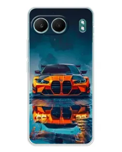 Чехол для OnePlus Nord 4 с картинкой «BMW — золотая эмблема»