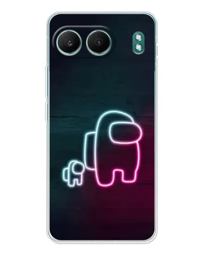 Чехол для OnePlus Nord 4 с картинкой «Among Us неон-арт»