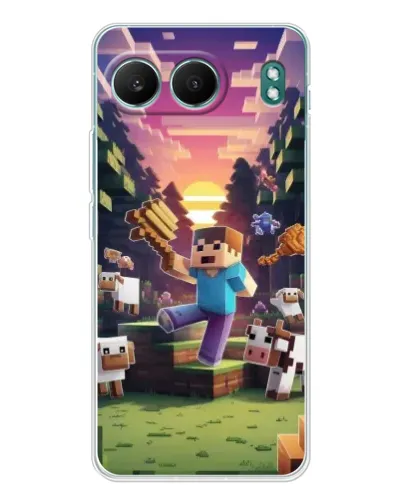 Чехол для OnePlus Nord 4 с картинкой «Стив на ферме» Чехол для OnePlus Nord 4 с картинкой «Стив на ферме»