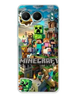 Чохол для OnePlus Nord 4 з картинкою «Замок Minecraft»