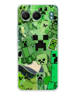 Чохол для OnePlus Nord 4 з картинкою «Кріпери Minecraft»