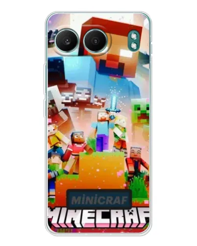 Чехол для OnePlus Nord 4 с картинкой «Minecraft герои игры» Чехол для OnePlus Nord 4 с картинкой «Minecraft герои игры»