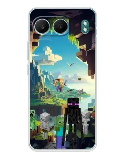 Чохол для OnePlus Nord 4 з картинкою «Ендермен у лісі»