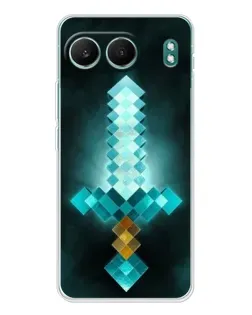 Чохол для OnePlus Nord 4 з картинкою «Алмазний меч неон»