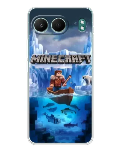 Чехол для OnePlus Nord 4 с картинкой «Minecraft ледяной мир» Чехол для OnePlus Nord 4 с картинкой «Minecraft ледяной мир»