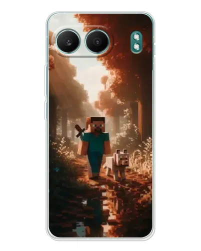 Чехол для OnePlus Nord 4 с картинкой «Стив в лесу» Чехол для OnePlus Nord 4 с картинкой «Стив в лесу»