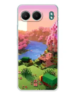 Чохол для OnePlus Nord 4 з картинкою «Рожеве дерево Minecraft»