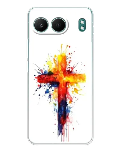 Чехол для OnePlus Nord 4 с картинкой «Акварельный крест»