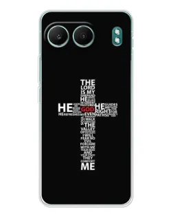 Чехол для OnePlus Nord 4 с картинкой «Текстовый крест»