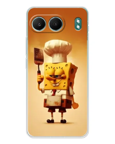 Чехол для OnePlus Nord 4 с картинкой «Губка Боб повар»