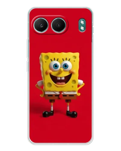 Чехол для OnePlus Nord 4 с картинкой «Спанч Боб на красном»