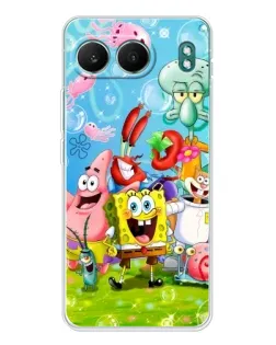 Чехол для OnePlus Nord 4 с картинкой «Губка Боб и друзья» Чехол для OnePlus Nord 4 с картинкой «Губка Боб и друзья»