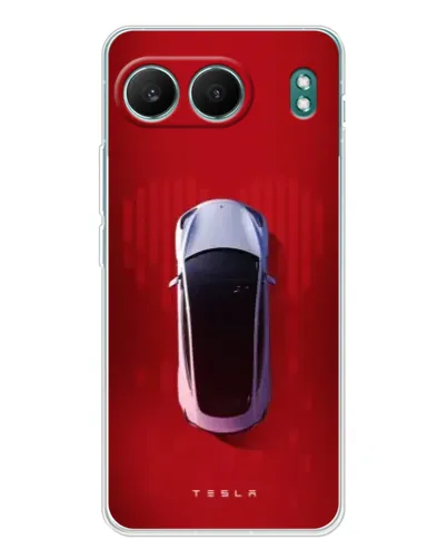 Чехол для OnePlus Nord 4 с картинкой «Tesla Top View»
