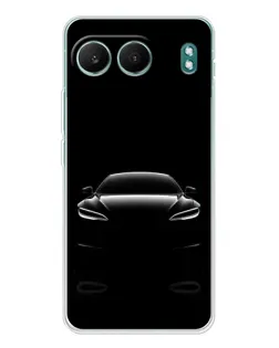 Чехол для OnePlus Nord 4 с картинкой «Силуэт Tesla Night»