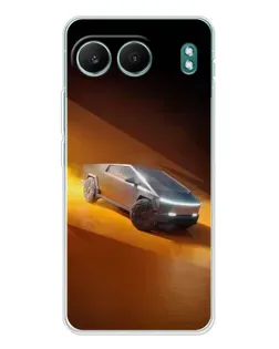 Чехол для OnePlus Nord 4 с картинкой «Cybertruck в пустыне»