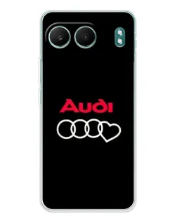 Чехол для OnePlus Nord 4 с картинкой «Логотип Audi Heart»