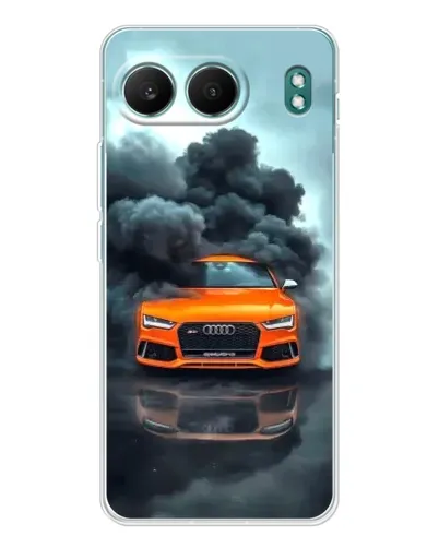 Чехол для OnePlus Nord 4 с картинкой «Audi в облаках дыма»