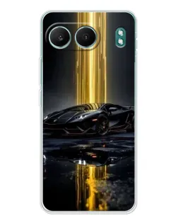 Чехол для OnePlus Nord 4 с картинкой «Ночной Lamborghini драйв»