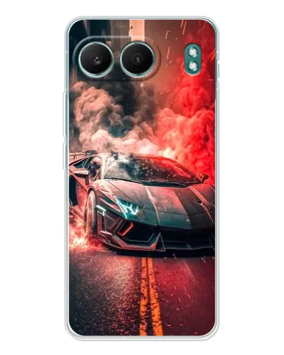Чехол для OnePlus Nord 4 с картинкой «Lamborghini красный дым» Чехол для OnePlus Nord 4 с картинкой «Lamborghini красный дым»