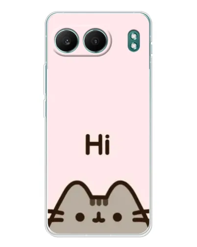 Чехол для OnePlus Nord 4 с картинкой «Пушин говорит Hi» Чехол для OnePlus Nord 4 с картинкой «Пушин говорит Hi»