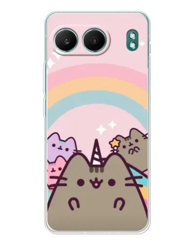 Чехол для OnePlus Nord 4 с картинкой «Единорог Pusheen» Чехол для OnePlus Nord 4 с картинкой «Единорог Pusheen»