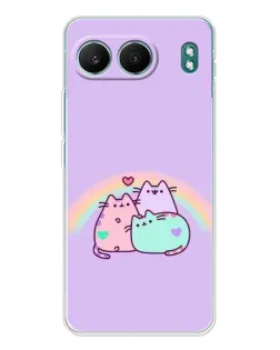 Чехол для OnePlus Nord 4 с картинкой «Радужные Пушины» Чехол для OnePlus Nord 4 с картинкой «Радужные Пушины»